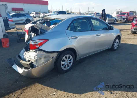2016 Toyota Corolla L from USA, damaged, VIN 2T1BURHE2GC722202